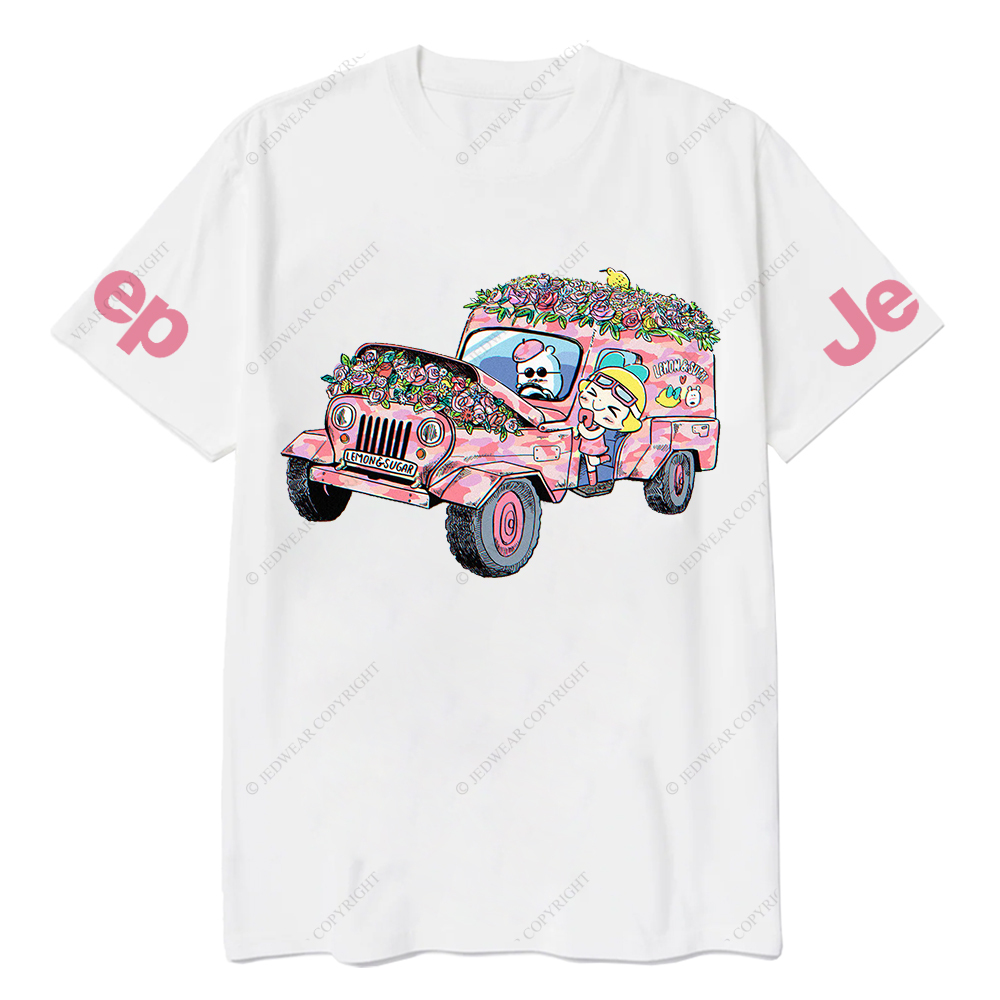 Lemon Sugar Cartoon Flower Funny Jp T-Shirt