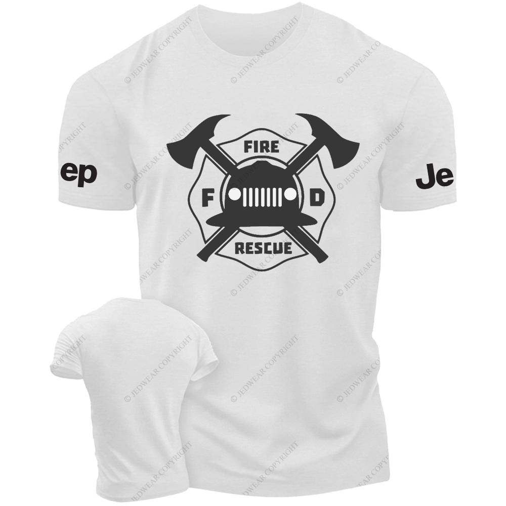 Fire Rescue  Yellow Hat Fire Fighting Tools JP T-Shirt