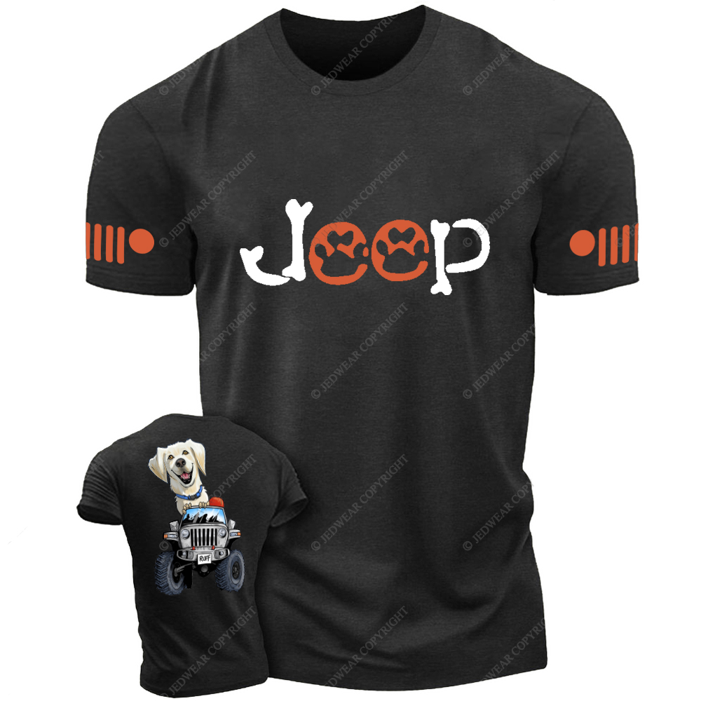 Colorful Funny Pets Cartoon Dog Jp T-Shirt