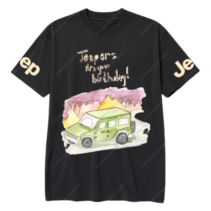 Funny Off-Road Cartoon It's Your Birthday Jp T-Shirt