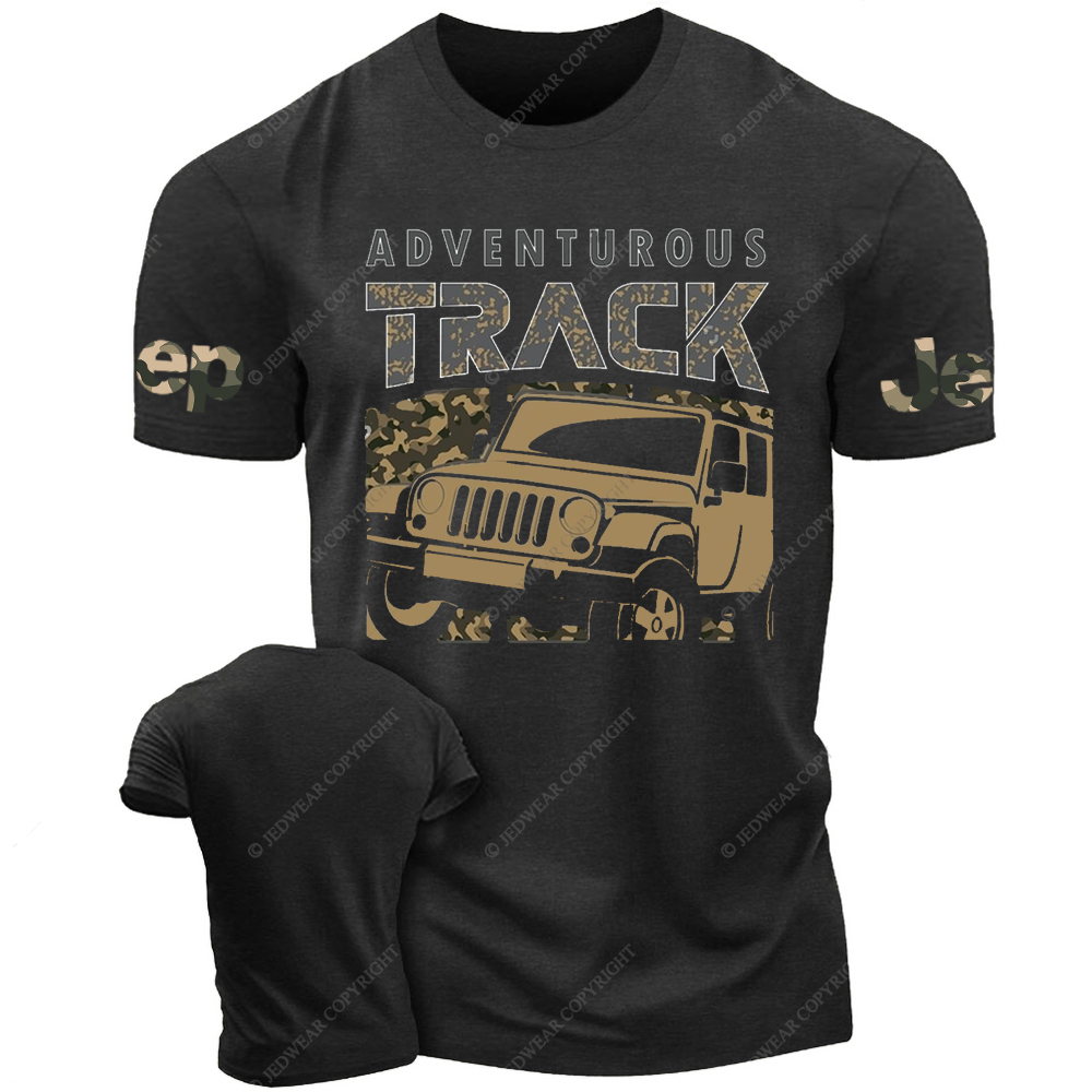 Adventurous Track Camouflage Color Jp T-Shirt