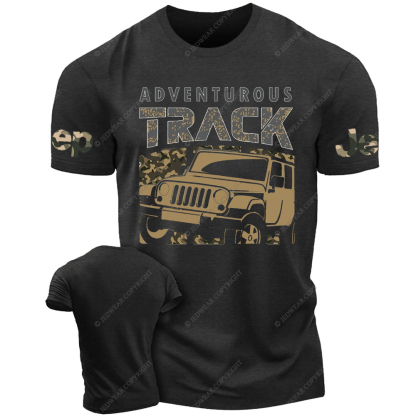 Adventurous Track Camouflage Color Jp T-Shirt
