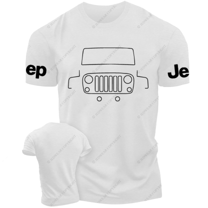 Clipart Line Drawing Off-Road Vehicle Jp T-Shirt