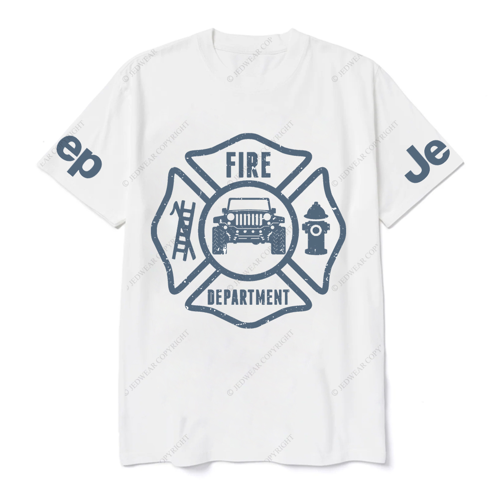 Fire Department  Fire Ladder Fire Hydrant  Jp T-Shirt