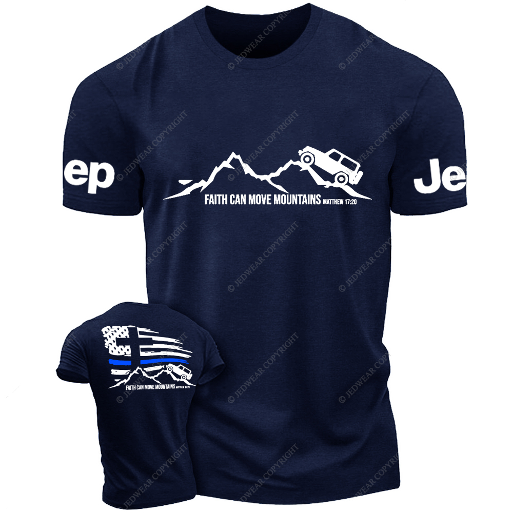 Religion Jesus Police The Blue Line Jp T-Shirt