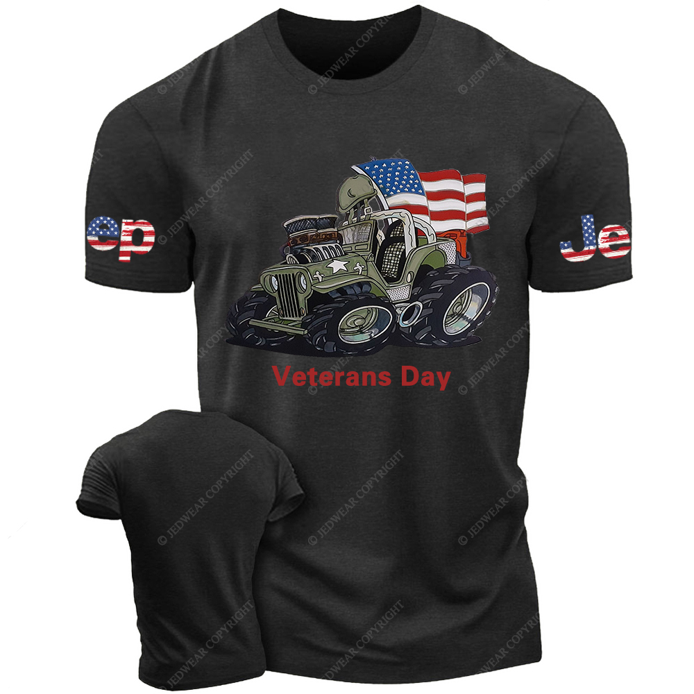 Veterans Day American Flag Patriot Jp T-Shirt