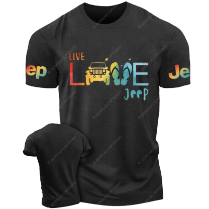 Live Colorful Slippers Jp T-Shirt