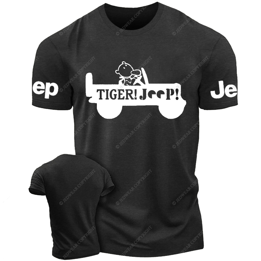 Tiger Driving A Car Jp T-Shirt
