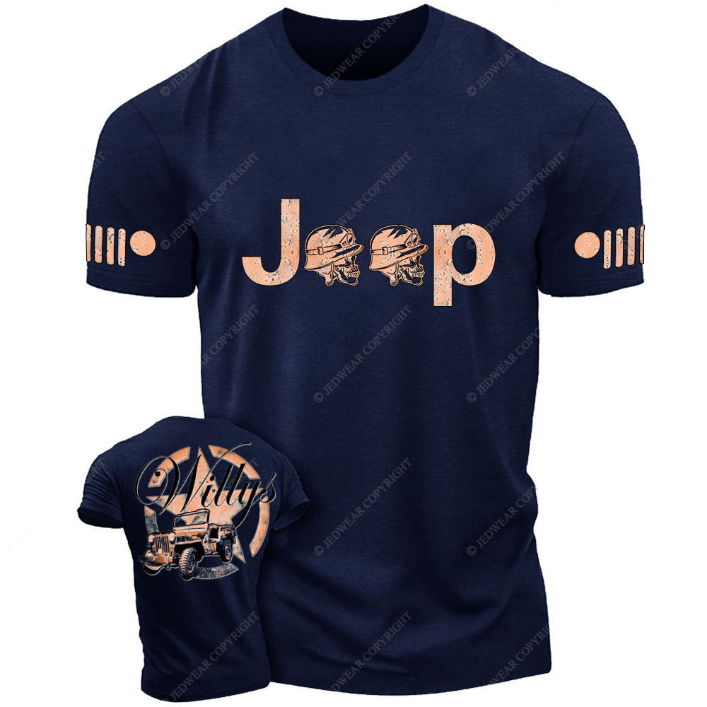 Military Star Willys Vintage Style Jp T-Shirt
