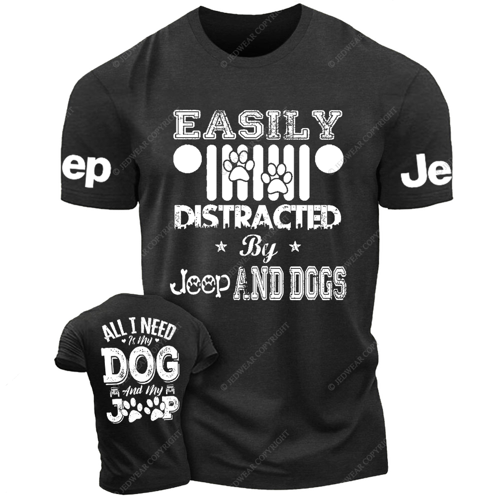 All I Need Is My Dog And My Car Jp T-Shirt