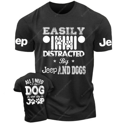All I Need Is My Dog And My Car Jp T-Shirt
