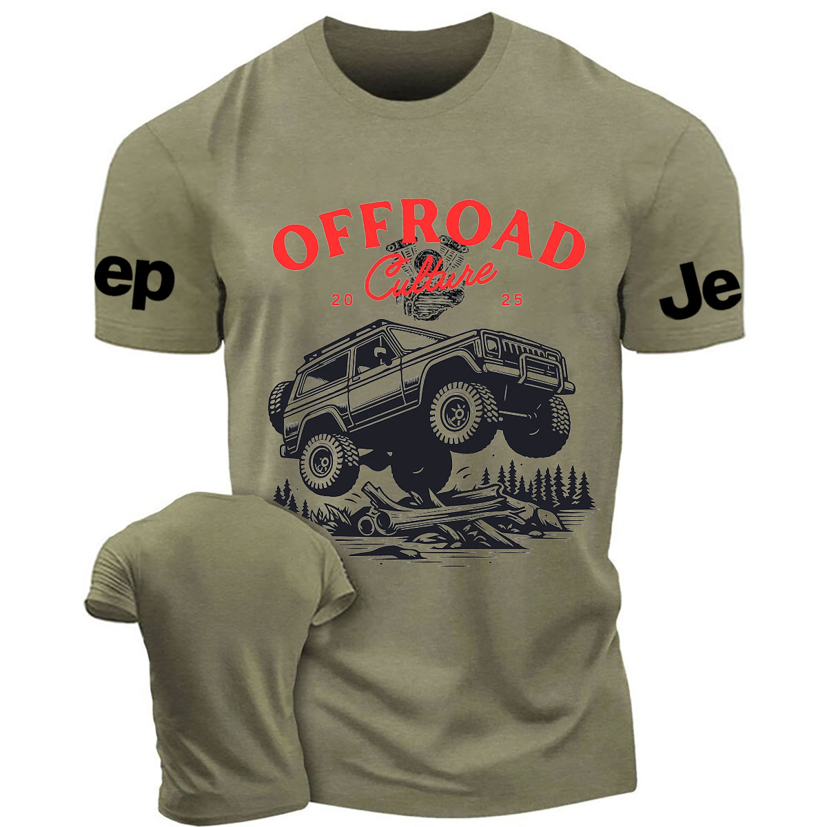 Classic Offroad Culture Jp Printed T-Shirt