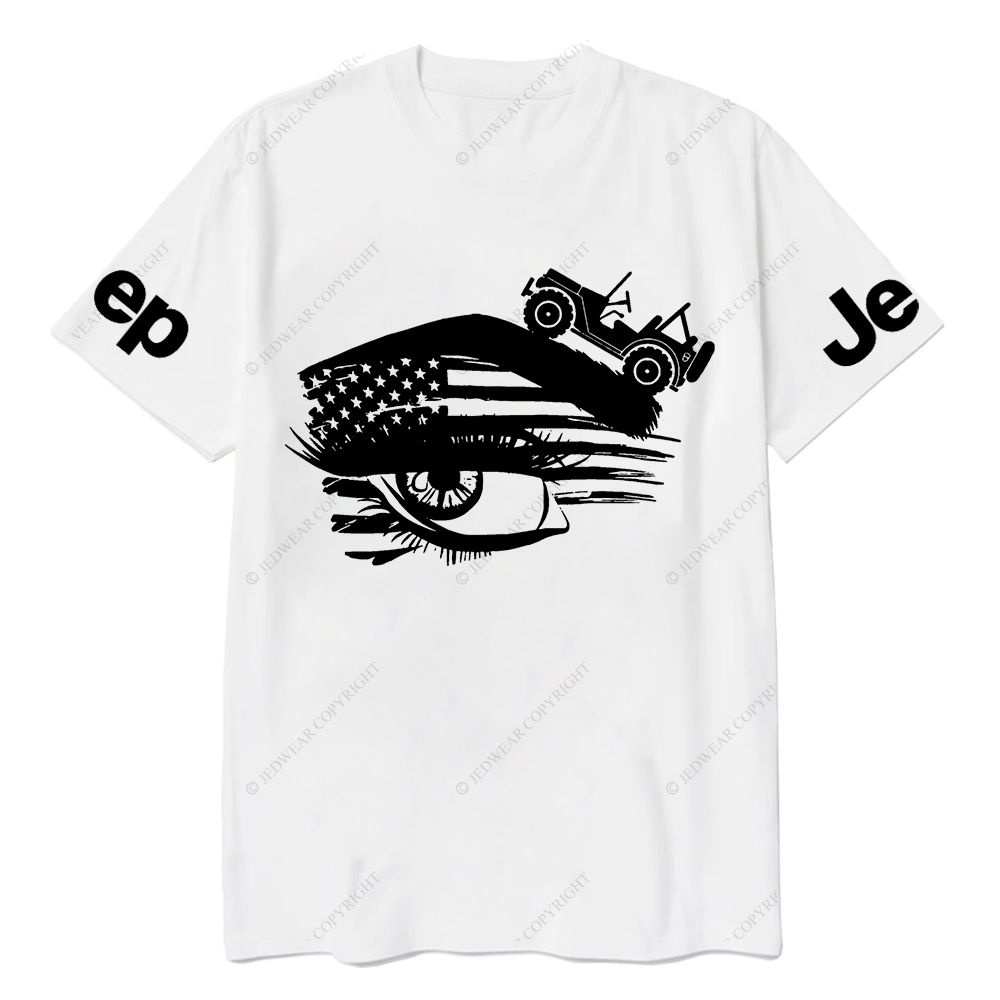 American Flag Eyes Silhouette Jp T-Shirt