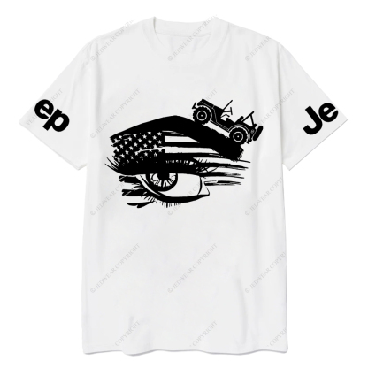 American Flag Eyes Silhouette Jp T-Shirt