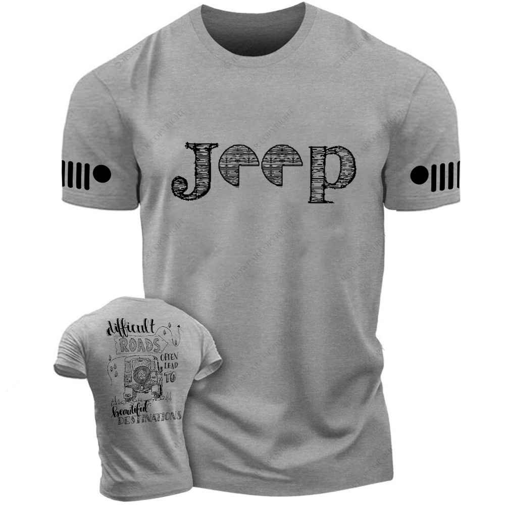 Difficult Roads Often Lead To Beautiful Destination Jp T-Shirt