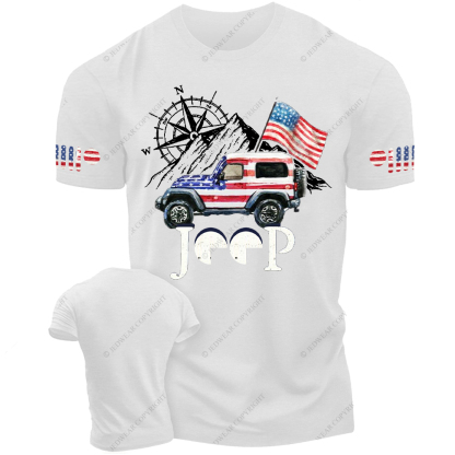 American Flag Compass Jp T-Shirt