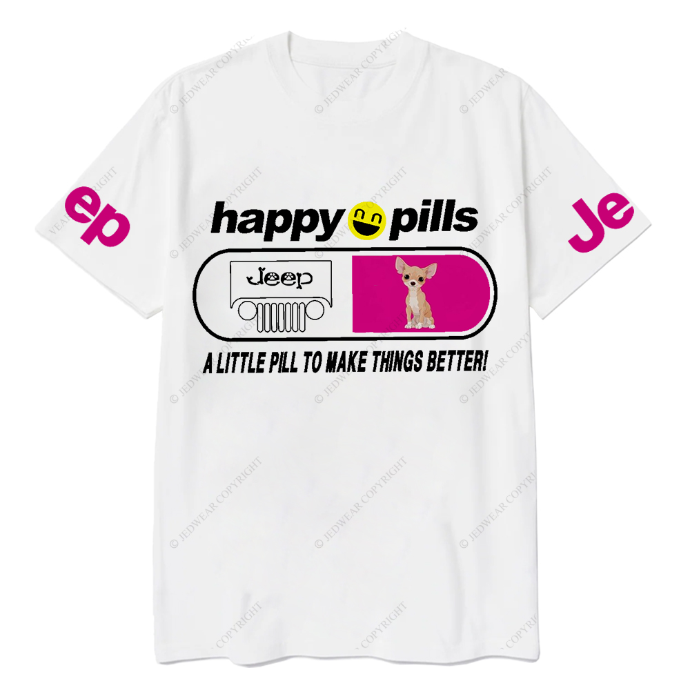 Pet Happy Pills A Little Pill To Make Things Better Jp T-Shirt