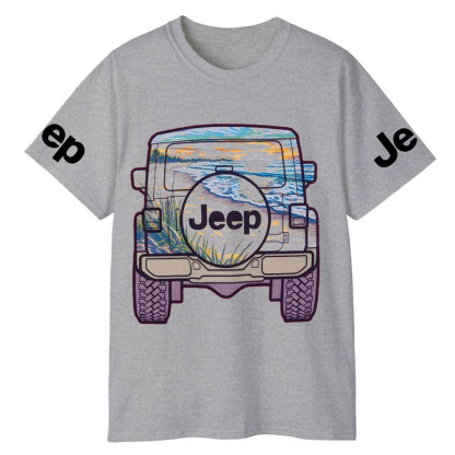 Jp Beach Sunset Casual Printed T-Shirt