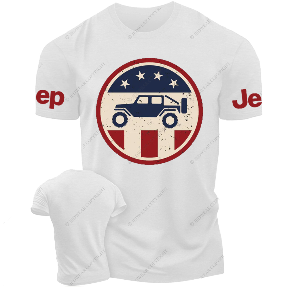 Patriotic Off-Road Adventure Vehicle Jp T-Shirt