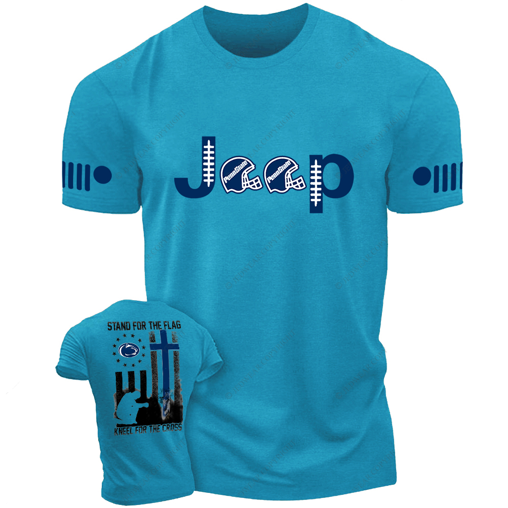 Penn State Stand For The Flag Kneel For The Cross Nation Jp T-Shirt