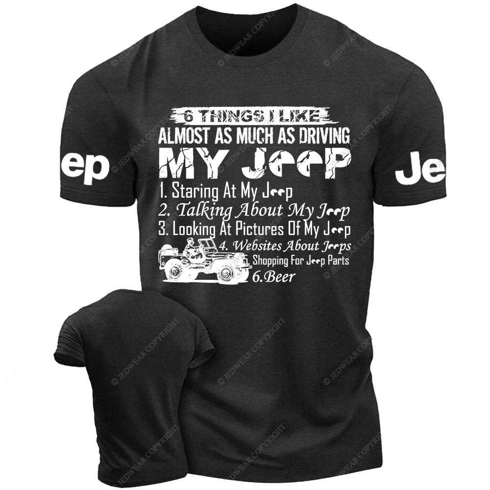 6 Things I Like Almost As Much As Driving Mug On Mug Jp T-Shirt