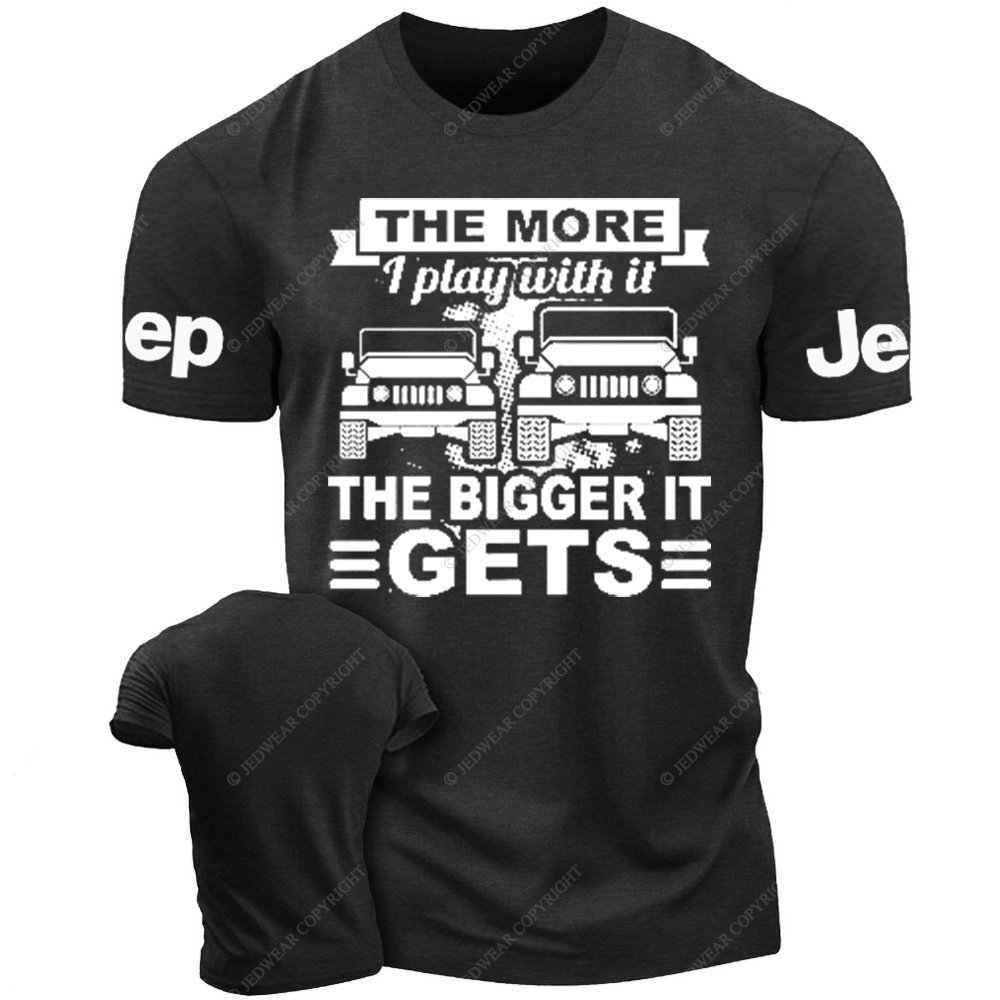 The More I Play With It The Bigger I Get Jp T-Shirt