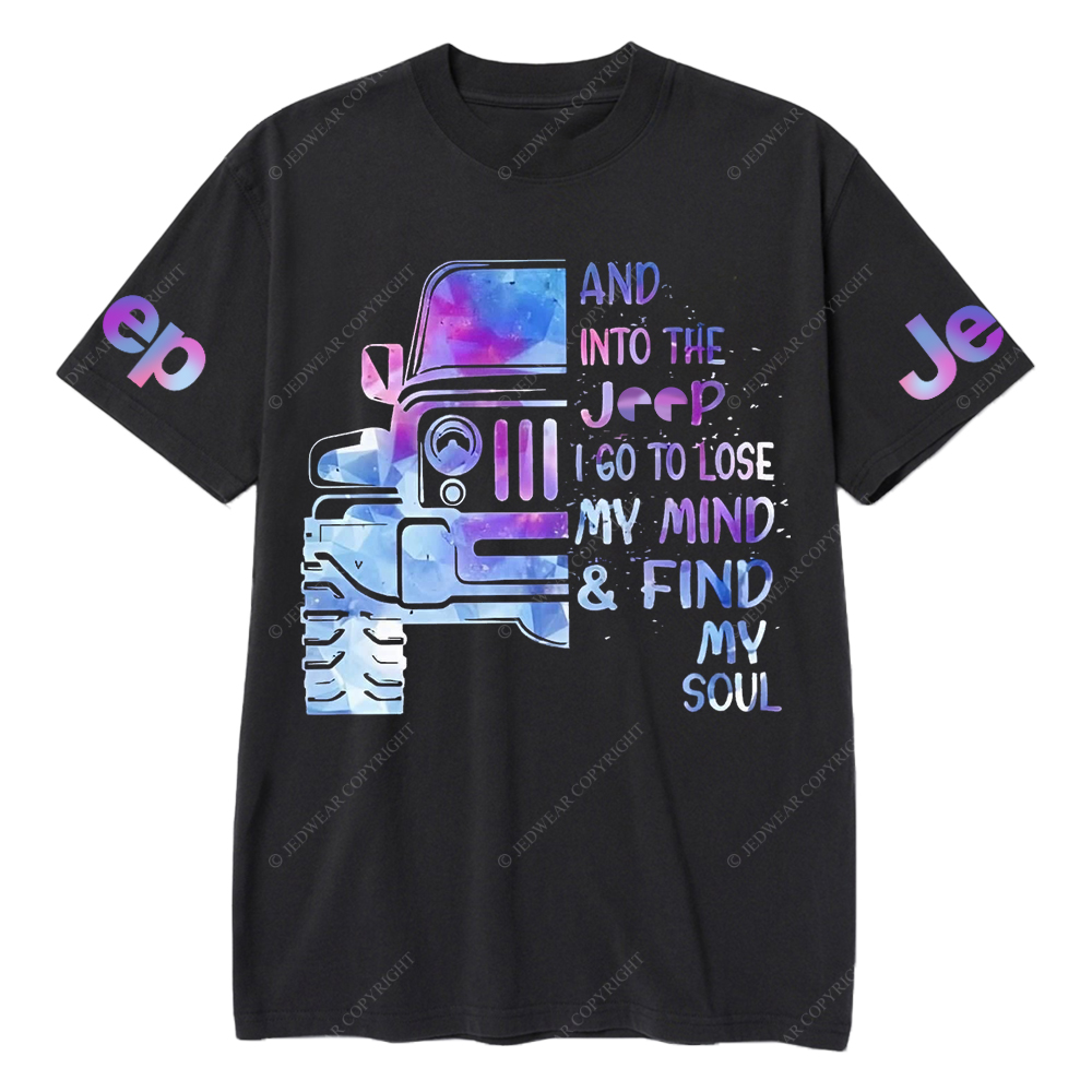 And Into The Car I Go To Lose My Mind Find My Soul Jp T-Shirt