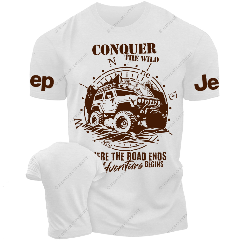 Off-Road 4x4 Car Wild Forest Adventure Jp T-Shirt
