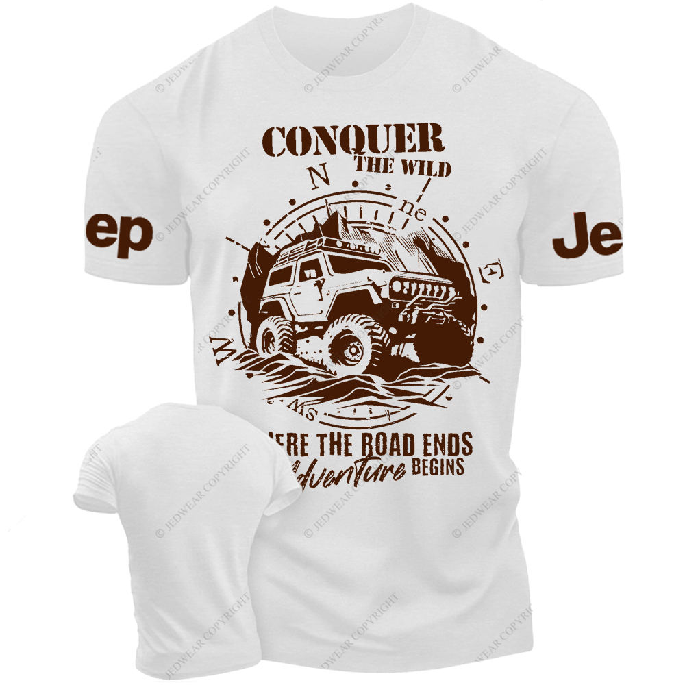 Off-Road 4x4 Car Wild Forest Adventure Jp T-Shirt
