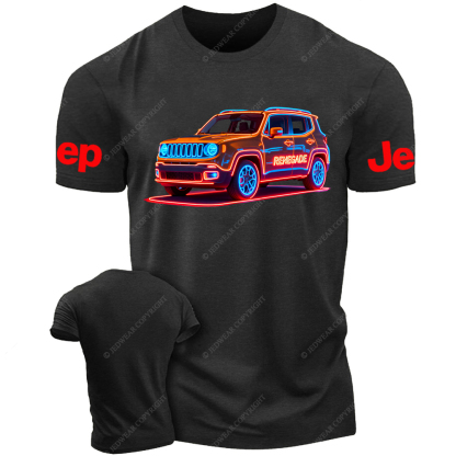 Colorful Neon Lines Off-Road Renegade Jp T-Shirt