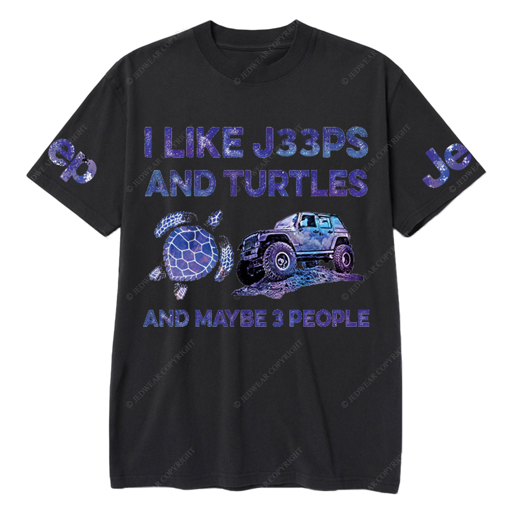 I LikeCars And Turtles And Maybe 3 People Jp T-Shirt