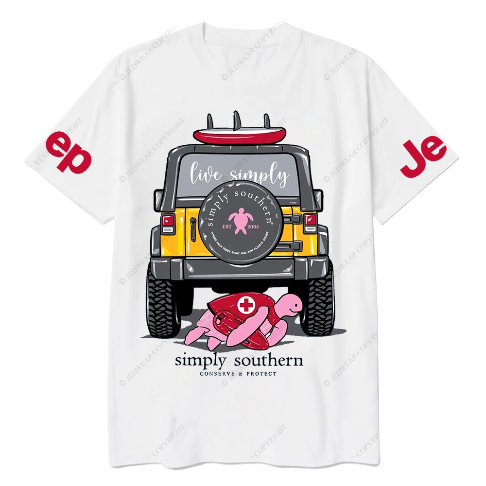  Simply Southern Turtle Tracker Lifeguard Patrol  Rider Jp T-Shirt