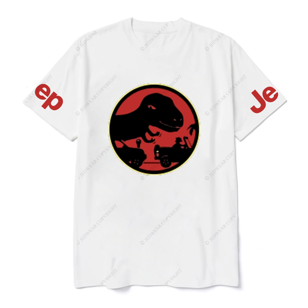 Dinosaur Behind The Car JP T-Shirt