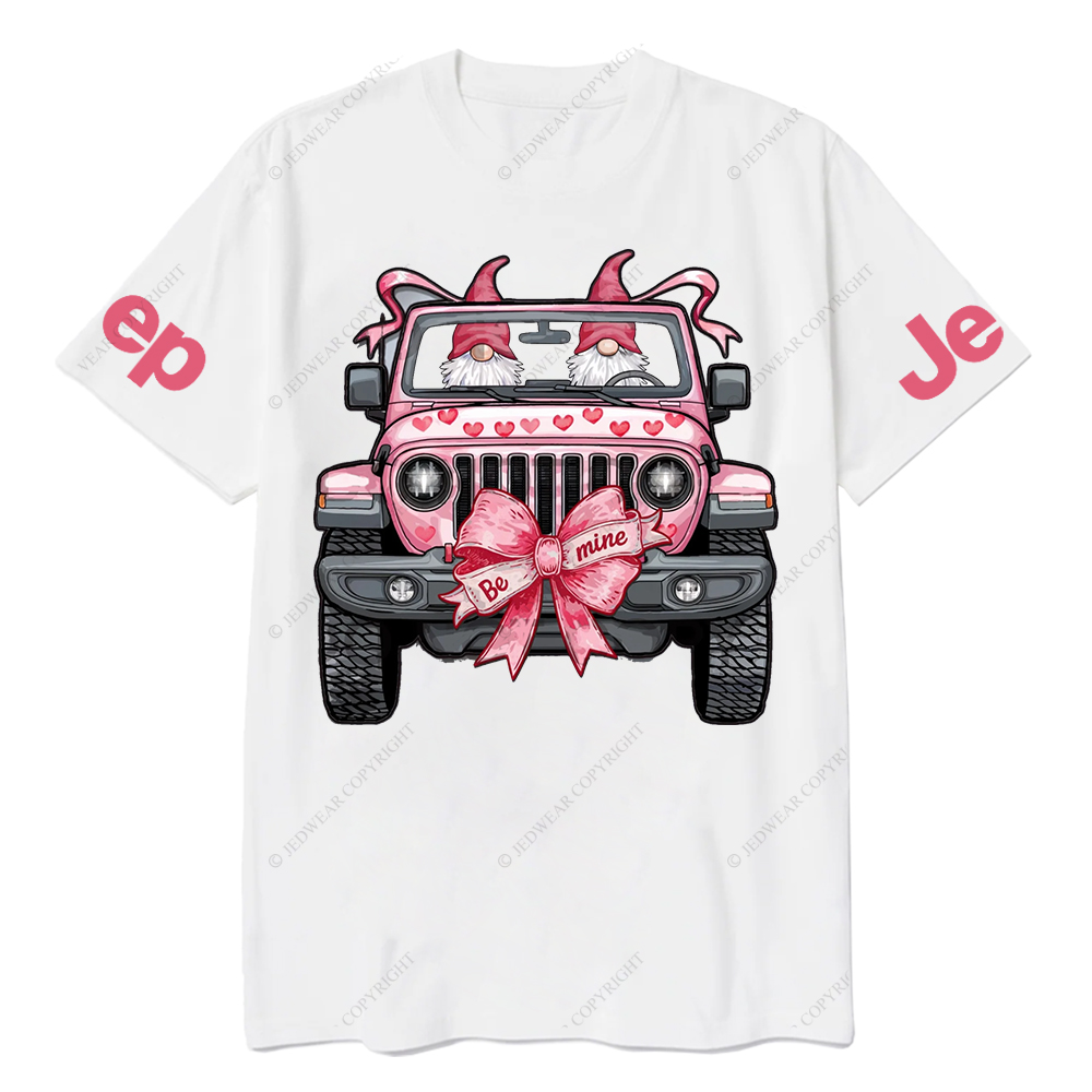 Valentine Gnomes Pink Car Jp T-Shirt