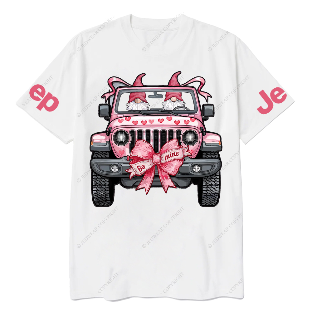 Valentine Gnomes Pink Car Jp T-Shirt