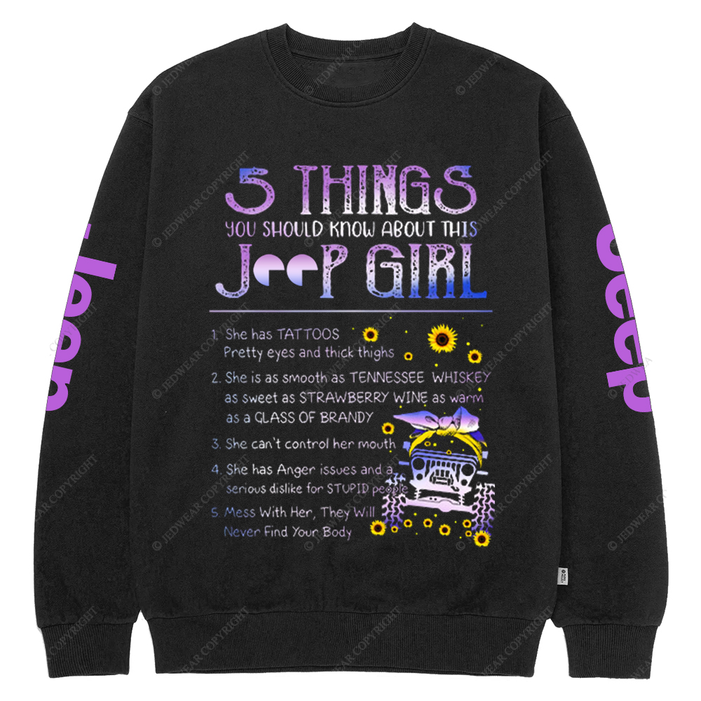 5 Things You Should Know About This Girl Jp Crew Neck Sweatshirt