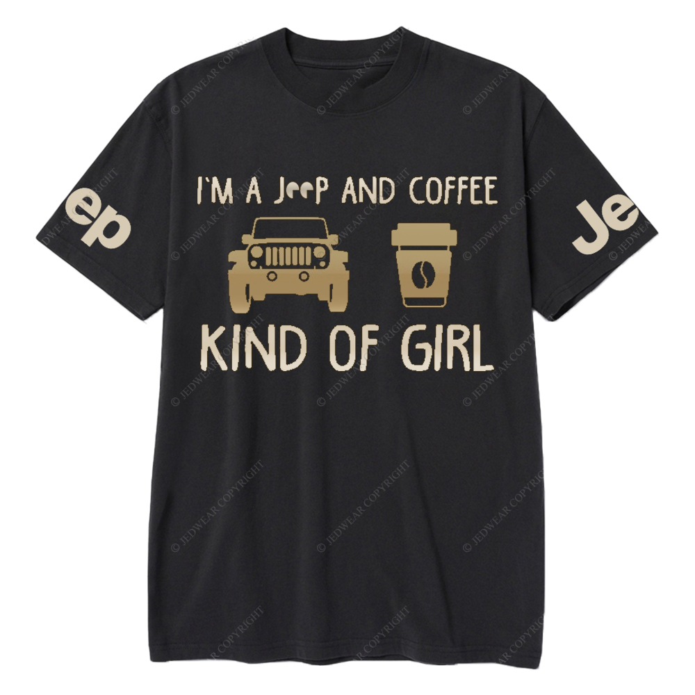 I’m A Car And Coffee Kind Of Girl Jp T-Shirt