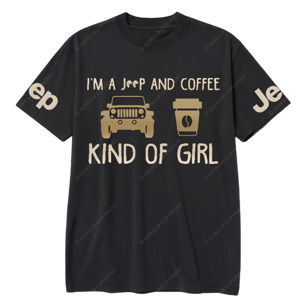 I’m A Car And Coffee Kind Of Girl Jp T-Shirt