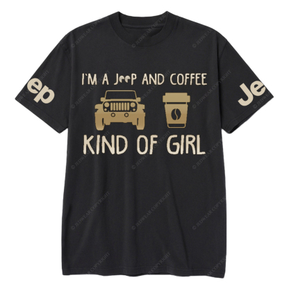 I’m A Car And Coffee Kind Of Girl Jp T-Shirt