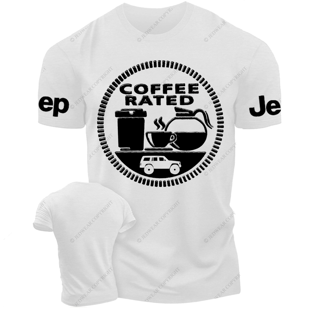 Coffee Rated 4x4 Offroad Car  Jp T-Shirt 