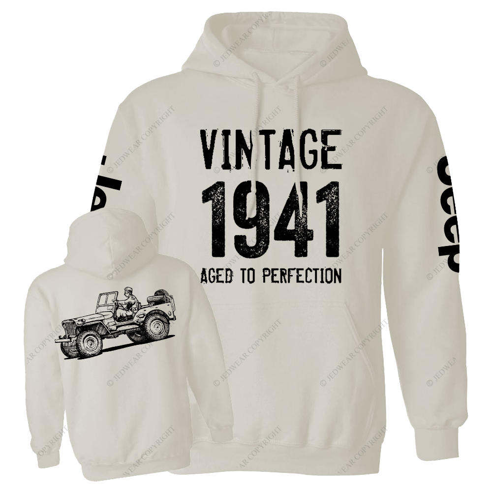 Vintage Aged To Perfection 1941 Jp Casual Hoodie