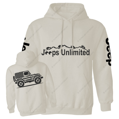 American Flag Unlimited Jp Casual Hoodie