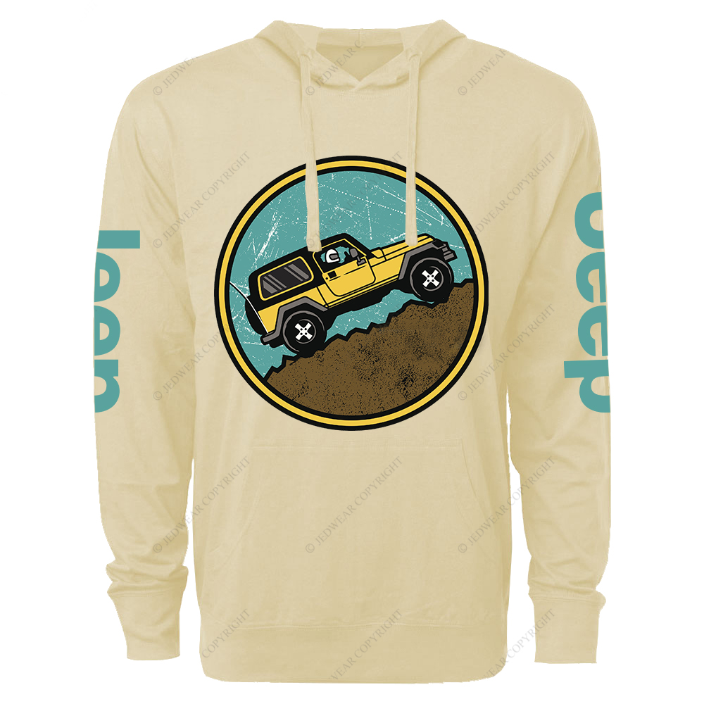 Off-Road Adventure Vehicle Mountain Jp  Lightweight Hoodie