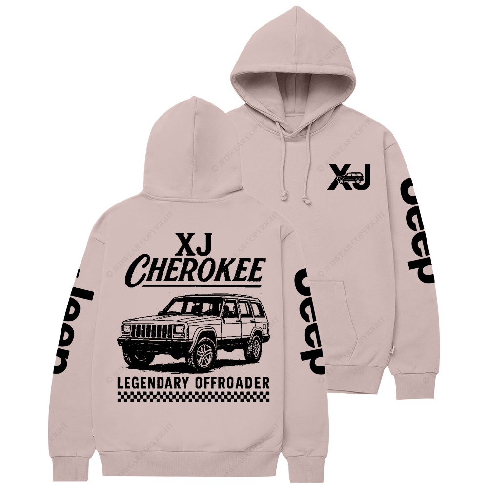 Cherokee XJ Cherokee Legendary Offroader Art Jp Casual Hoodie