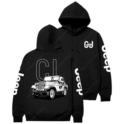 CJ  Offroad Art Jp Casual Hoodie