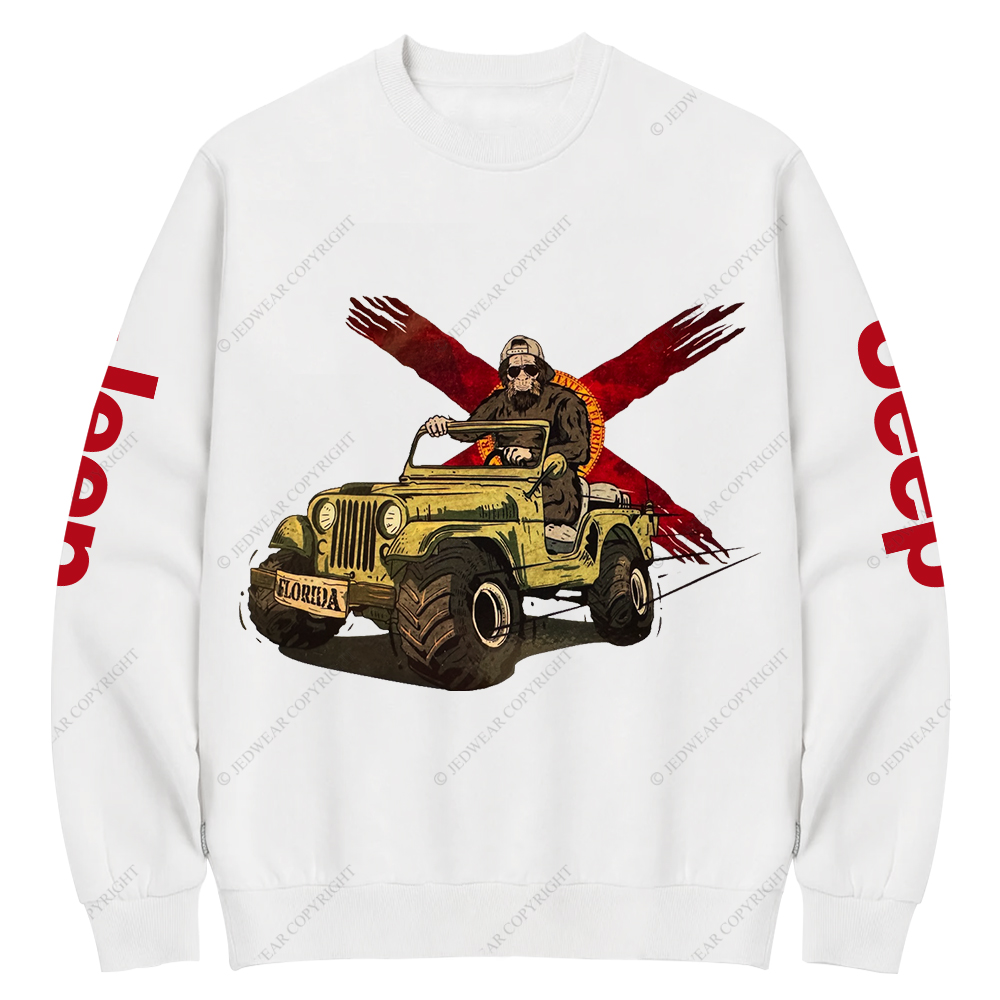 Florida Man Jp Crew Neck Sweatshirt