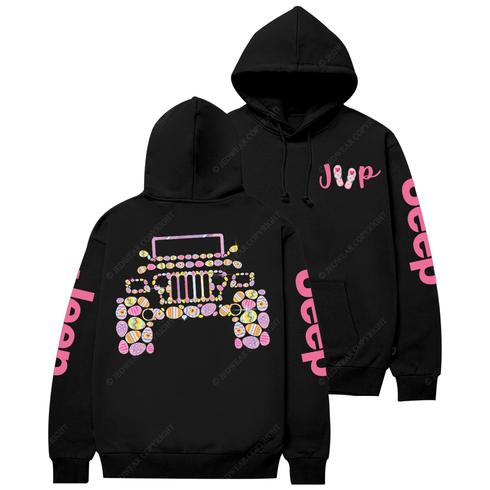 Cute Funny Beach Pink Car Jp Casual Hoodie