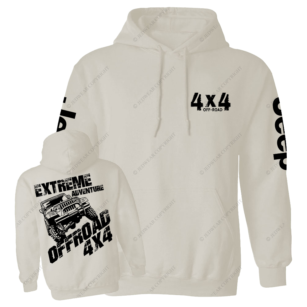 Extreme Adventure Offroad 4x4 Jp Casual Hoodie