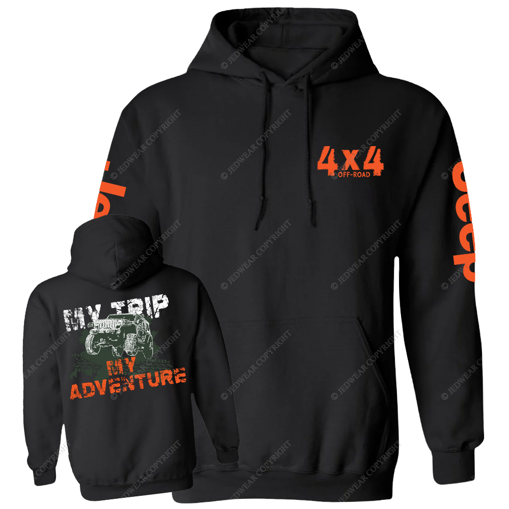 My Trip My Adventure Offroad 4x4 Jp Casual Hoodie