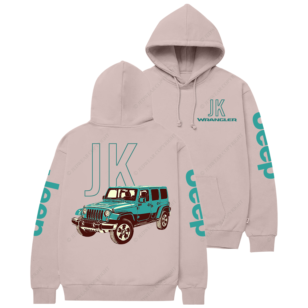 Green Wrangler JK Jp Casual Hoodie
